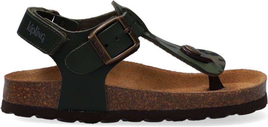 Kipling Groene Sandalen Ninja 2