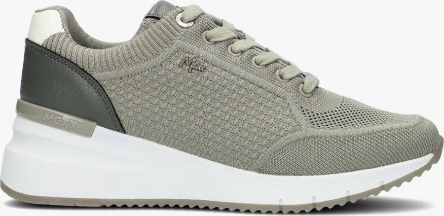 Mexx Groene Lage Sneakers Glass