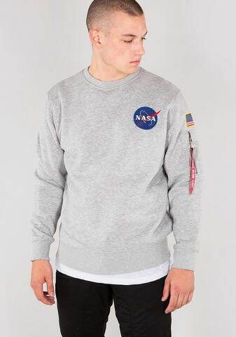 Alpha Industries Sweater Men Sweats Space Shuttle Sweater