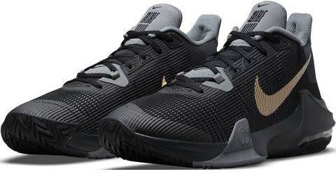 Nike Air Max Impact 3 Basketbalschoen Black/Cool Grey/Anthracite/Metallic Gold Heren