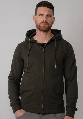 Petrol Industries Capuchonsweatvest met merklabel