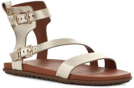 Ugg Solivan Strap Sandalen in Pale Gold Metallic,, Leder