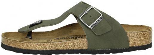 Birkenstock Slippers Ramses Desert Soil Green regular Birko Flo Groen