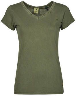 G-Star T shirt Korte Mouw G Star Raw Eyben slim v t wmn ss od
