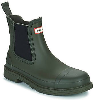 Hunter Commando Chelsea rain boots , Groen, Dames