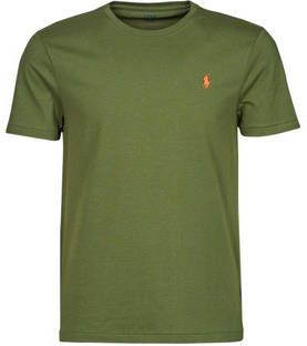 Ralph Lauren Custom slim fit T-shirt met logoborduring