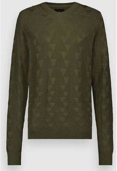 Twinlife Vest Knit Structure Crew Pullover | Deep Depths