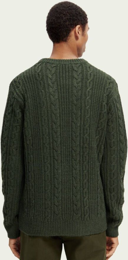Scotch & Soda Sweater wool blend structure military(169257 0360 )