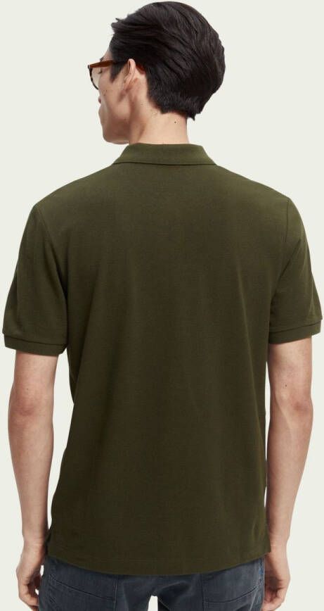 Scotch & Soda Regular fit polo van biologisch piqué, katoen