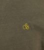 Scotch & Soda Khaki T shirt Garment Dye Logo Embroidery Tee online kopen