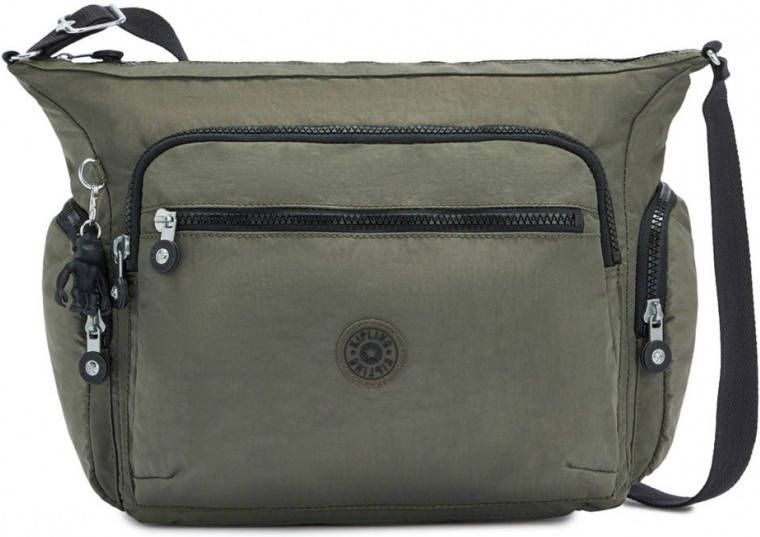 Kipling Gabbie Schoudertas Green Moss