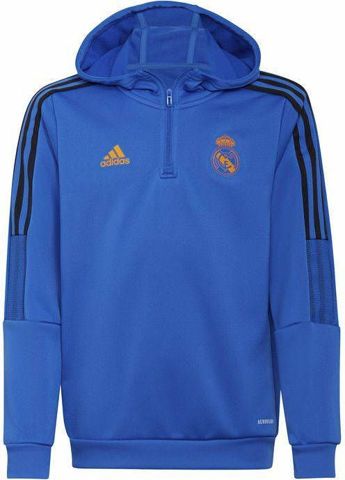 Adidas Kids adidas Real Madrid Track Hoodie Kids 2021 2022 Blauw