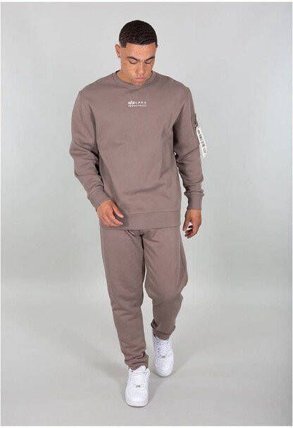 alpha industries Men Sweatshirt Organics Emb Sweater 118316 628 , Bruin, Heren