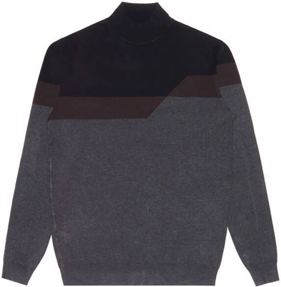 Antony Morato Mock Neck Amsterdam Donkergrijs melange , Grijs, Heren