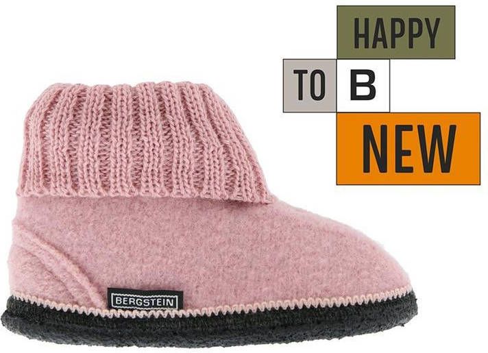Bergstein Pantoffels Cozy Lichtroze