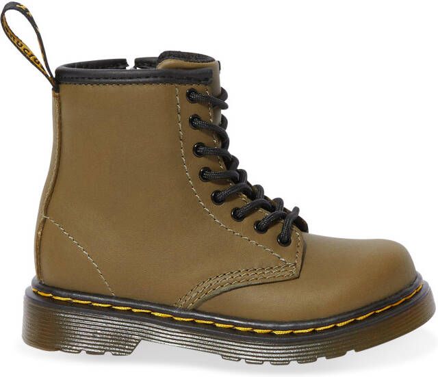 Dr. Martens 1460 T Dms Olive Romario leren veterboots olijfgroen