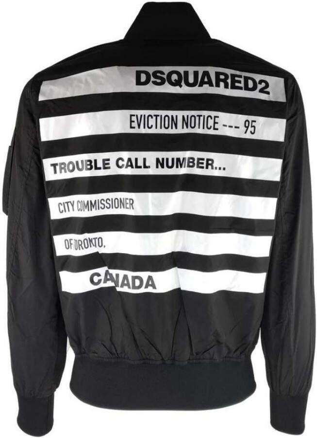 Dsquared2 Kinderjas Dq0766 D00Bn Dq900 , Zwart, Heren