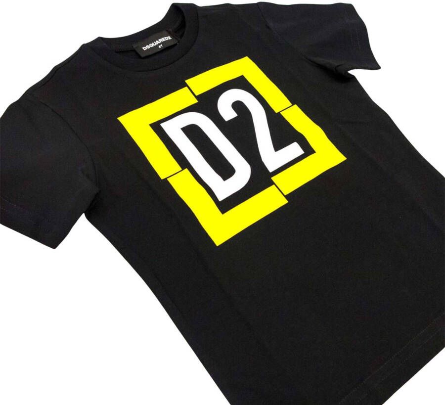 Dsquared2 T shirt dq0799 d004g dq900 , Zwart, Heren