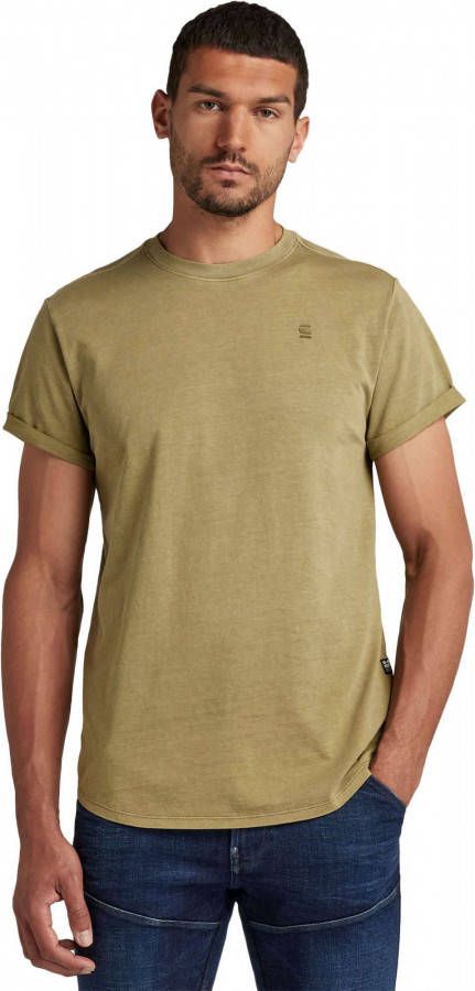 G-Star G Star RAW regular fit T shirt van biologisch katoen fresh army green