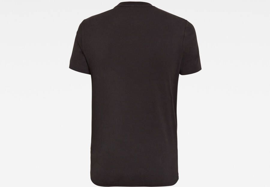 G-Star G Star RAW Slim Base R T shirt van biologisch katoen met logo