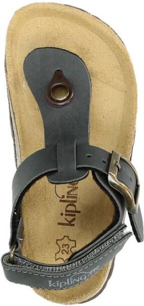 Kipling Grijze Sandalen Juan 3 Dark Grey