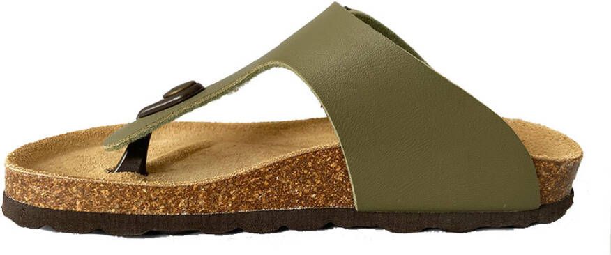 Kipling Groene Slippers Juan 4 Khaki