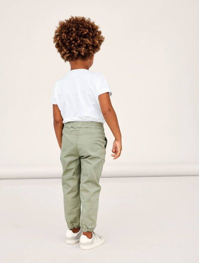 NAME IT MINI joggingbroek NMMROMEO lichtgroen