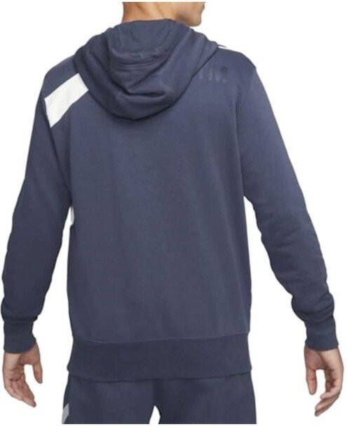 Nike Sportswear Swoosh Deels geborstelde hoodie voor heren Thunder Blue/White Heren