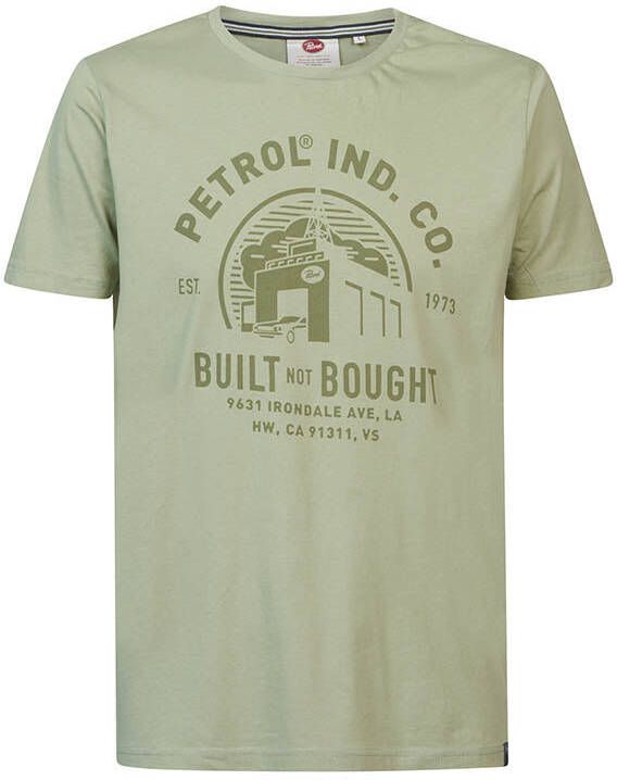 Petrol Industries Heren shirt m 1030 tsr633 6007 light pesto