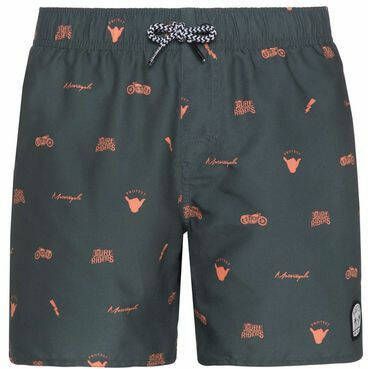 Protest Dennis Junior Beachshort Zwembroek Groen