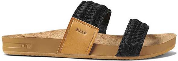 Reef Zwarte Slippers Cushion Vista Thread