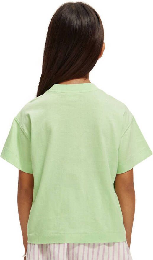 Scotch & Soda Loose fit T shirt van biologisch katoen met artwork