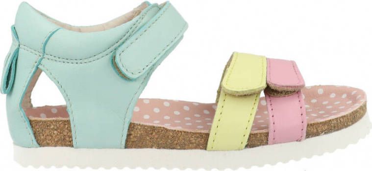 Shoesme Sandalen BI22S076 A Groen/Geel/Roze 28