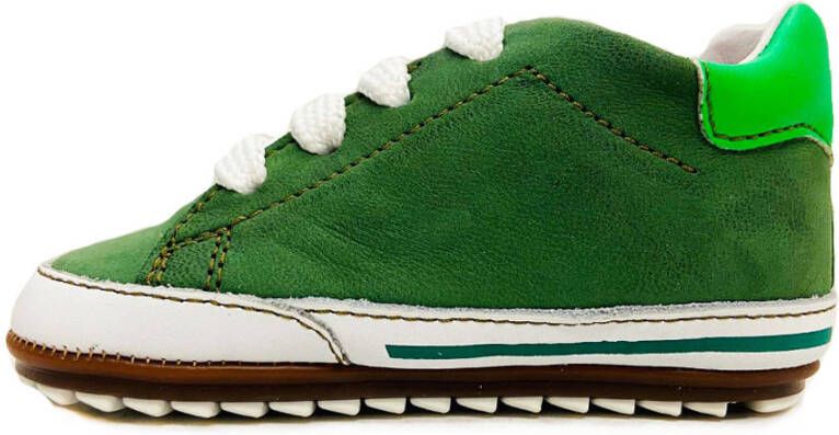 ShoesMe Groene Veterschoenen Flex Baby Proof
