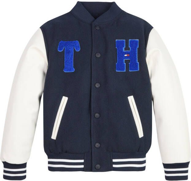 Tommy Hilfiger Varsity Bomberjas donkerblauw Kb0Kb07680 DW5 , Blauw, Heren
