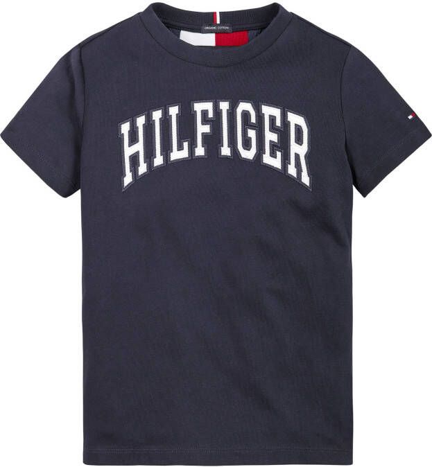 Tommy Hilfiger Varsity T shirt donkerblauw Kb0Kb07600 DW5 , Blauw, Heren