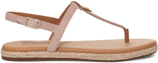 Ugg Brylee T Strap Sandalen in Rose Gold Metallic