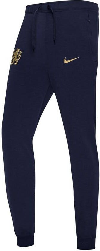 Nike Chelsea FC voetbalbroek met Dri FIT voor heren Blackened Blue/Jersey Gold Heren
