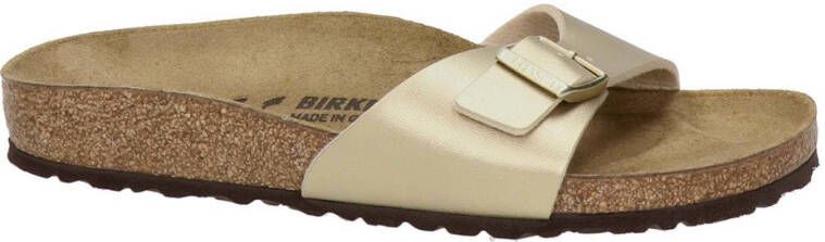 Birkenstock Madrid slippers goud