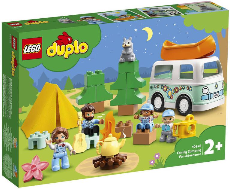 Lego DUPLO Town Family Camping Van Adventure Toy for Toddlers(10946 )
