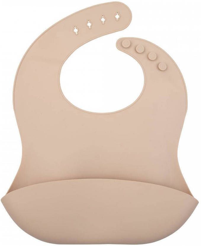 Little Indians Baby Accessoires Silicon Bib Beige