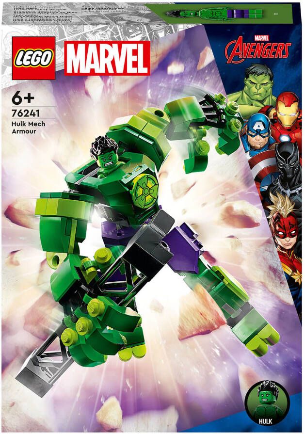 Lego Marvel Hulk Mech Armour Avengers Action Figure(76241 )