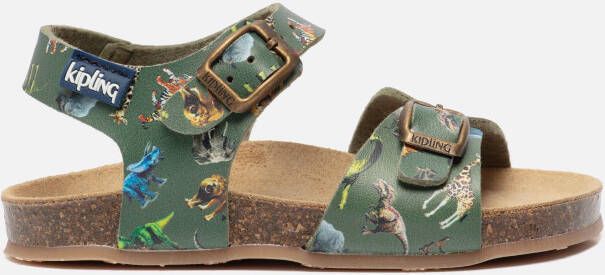Kipling Safari sandalen groen